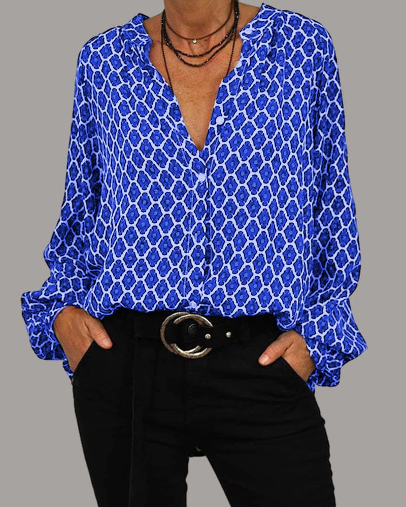 Ursula™ | V-hals blouse