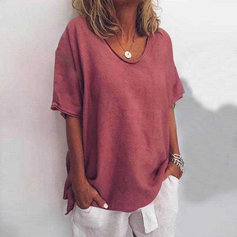 Elegante blouse voor natuurlijke schoonheid