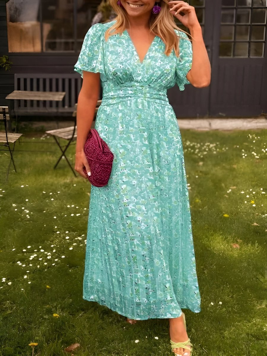 Marlene™ | Zomerse bloemenjurk