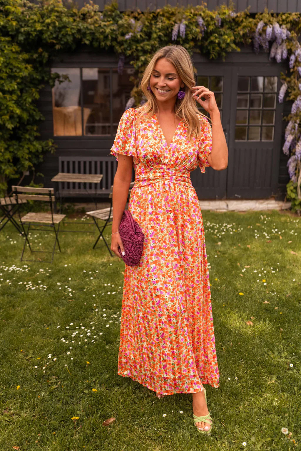 Marlene™ | Zomerse bloemenjurk