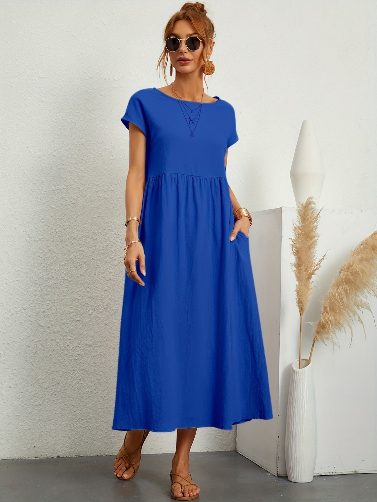Rosineo™ | Comfortabele linnen jurk