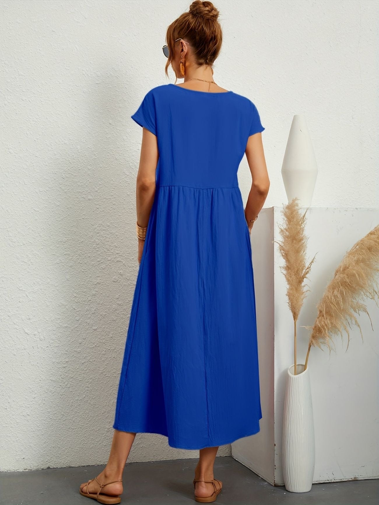 Rosineo™ | Comfortabele linnen jurk