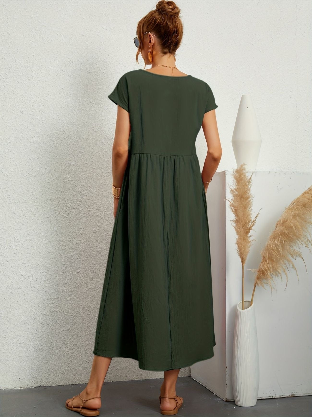 Rosineo™ | Comfortabele linnen jurk